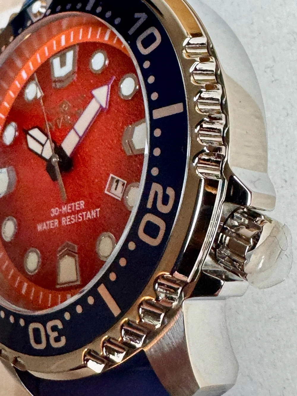 Invicta Pro Diver Orange/Blue 48mm Quartz Dive Watch 49543 NWT
